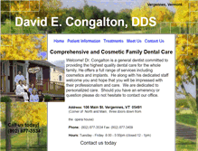 Tablet Screenshot of drcongalton.com